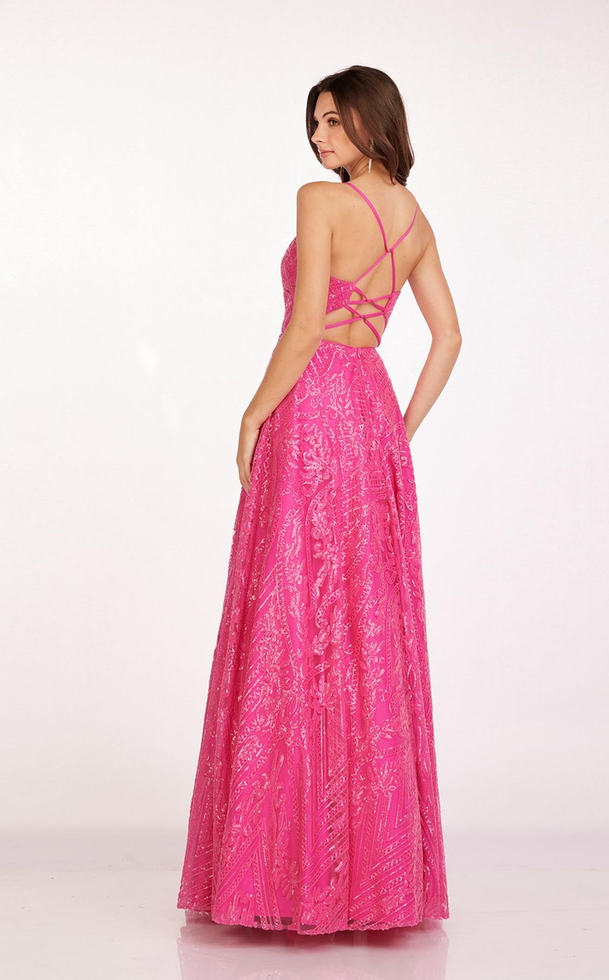 strapless open back dress Abby Paris 90243 Dress