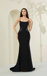 1 of 2 Abby Paris 90360 Blue/Black