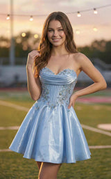1 of 2 Abby Paris 94264 Light-Blue