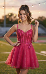 2 of 4 Abby Paris 94276 Hot-Pink