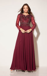 2 of 5 Abby Paris 96040W-Burgundy