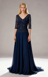 1 of 2 Abby Paris 96099 Navy