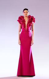 1 of 3 Abdo Aoude Tempera5 Fuchsia