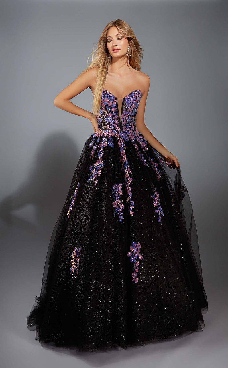Aerie Couture 297 Dress Black Multi / 8