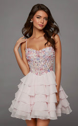 1 of 2 Alyce 30121 Rose-Water