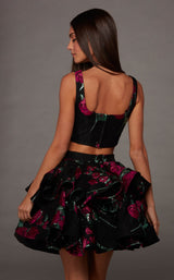 3 of 3 Alyce 30126 Black/Fuchsia