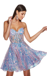 3 of 4 Alyce 3779 Lilac