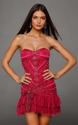 9 of 10 Alyce 40156 Raspberry-Barbie-Pink