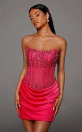 2 of 3 Alyce 40186 Hot-Pink