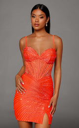 1 of 6 Alyce 40202 Electric-Orange