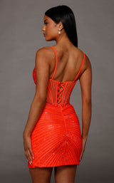 3 of 6 Alyce 40202 Electric-Orange