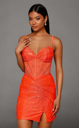 2 of 6 Alyce 40202 Electric-Orange