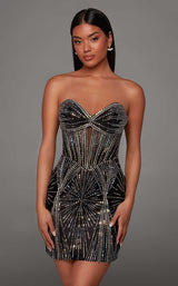 1 of 8 Alyce 40232 Black/Silver