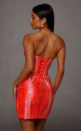 5 of 8 Alyce 40232 Hot-Coral