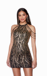 2 of 7 Alyce 4682 Black/Gold