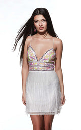 6 of 12 Alyce 4801 Ivory-Multi
