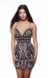 5 of 13 Alyce 4841 Black/Silver/Multi