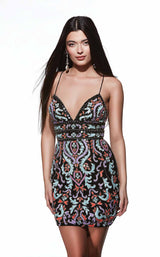 6 of 13 Alyce 4841 Black/Silver/Multi