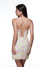 13 of 13 Alyce 4841 Ivory-Multi
