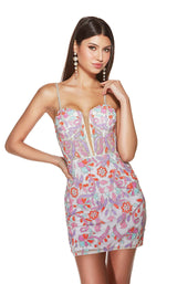 3 of 7 Alyce 4881 Ivory-Multi