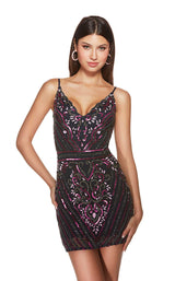 3 of 6 Alyce 4883 Navy-Multi