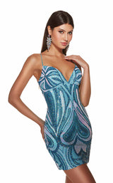 3 of 6 Alyce 4899 Blue-Radiance