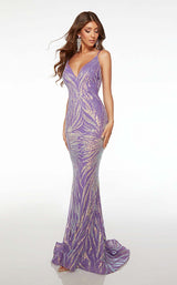 2 of 3 Alyce 61660 Unicorn Violet