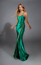 2 of 3 Alyce 61849 Emerald/Gold