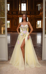 2 of 4 Alyce 61909 Light Yellow Multi