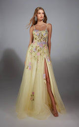 1 of 4 Alyce 61909 Light Yellow Multi