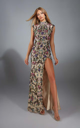 2 of 4 Alyce 61918 Champagne Multi