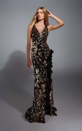 3 of 6 Alyce 61975 Black/Gold