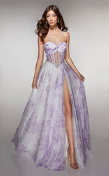 1 of 14 Alyce 61994 Lilac/White