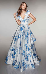 1 of 3 Alyce 62001 Blue White