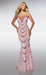 1 of 6 Alyce 62038 Light Pink/Ivory