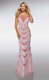 2 of 6 Alyce 62038 Light Pink/Ivory