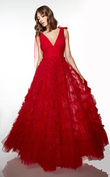 5 of 10 Alyce 62079 Red/Velvet