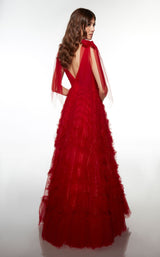 6 of 10 Alyce 62079 Red/Velvet