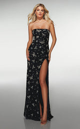 3 of 4 Alyce 62098 Navy/Silver
