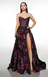 2 of 3 Alyce 62109 Black/Magenta
