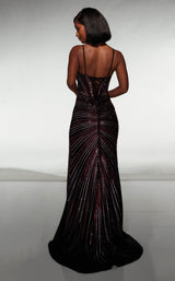 5 of 5 Alyce 62117 Black/Fuchsia