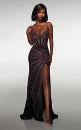 2 of 5 Alyce 62117 Black/Fuchsia