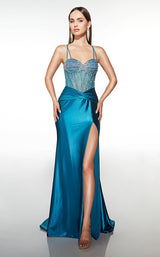 2 of 3 Alyce 62129 Teal