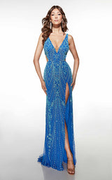 2 of 3 Alyce 62133 Royal/Turquoise