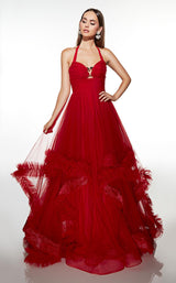 2 of 3 Alyce 62151 Red/Velvet