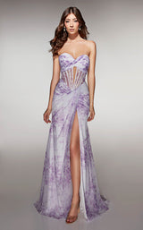 1 of 11 Alyce 62176 Lilac/White