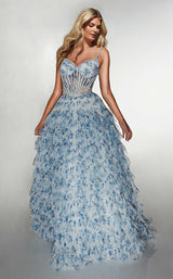 4 of 6 Alyce 62182 Blue-White Rose