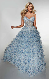 5 of 6 Alyce 62182 Blue-White Rose