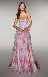 3 of 11 Alyce 62192 Fuchsia/White