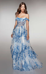 2 of 3 Alyce 62212 Blue White